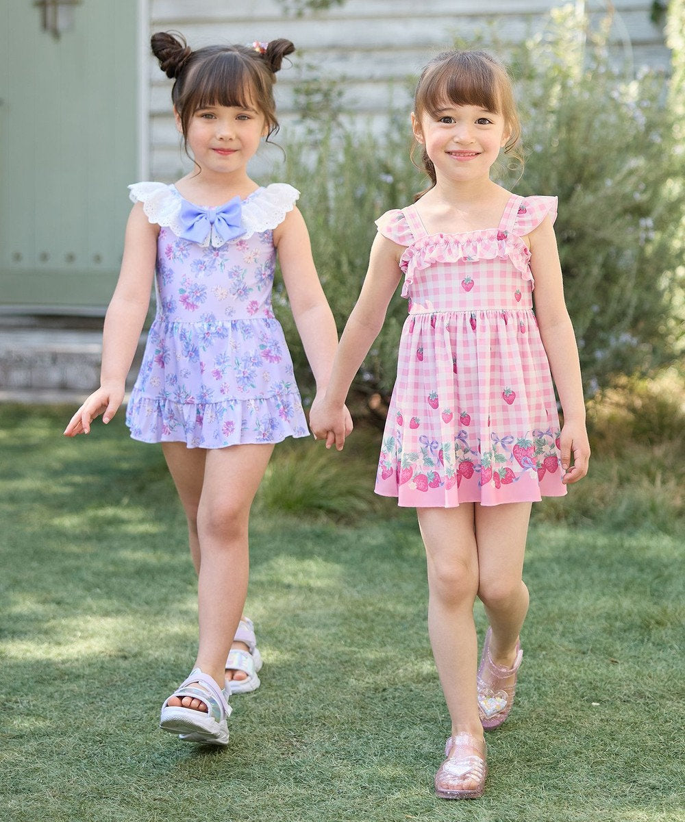 Japanese children's clothing aF#a325 UV protection fruit swimsuit 100-140cm girls summer play swimsuit special edition