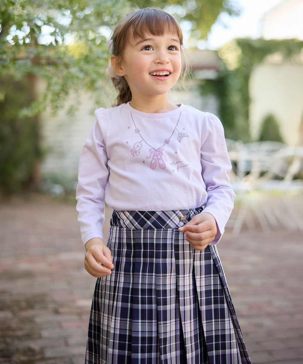 Japanese children's clothing aF#a325 cute printed top 90-160cm girls summer TOPS