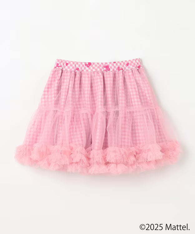 Japanese children's clothing aF#a325 Floral tulle dress 100-150cm Girls summer dresses for interviews/banquets/performances