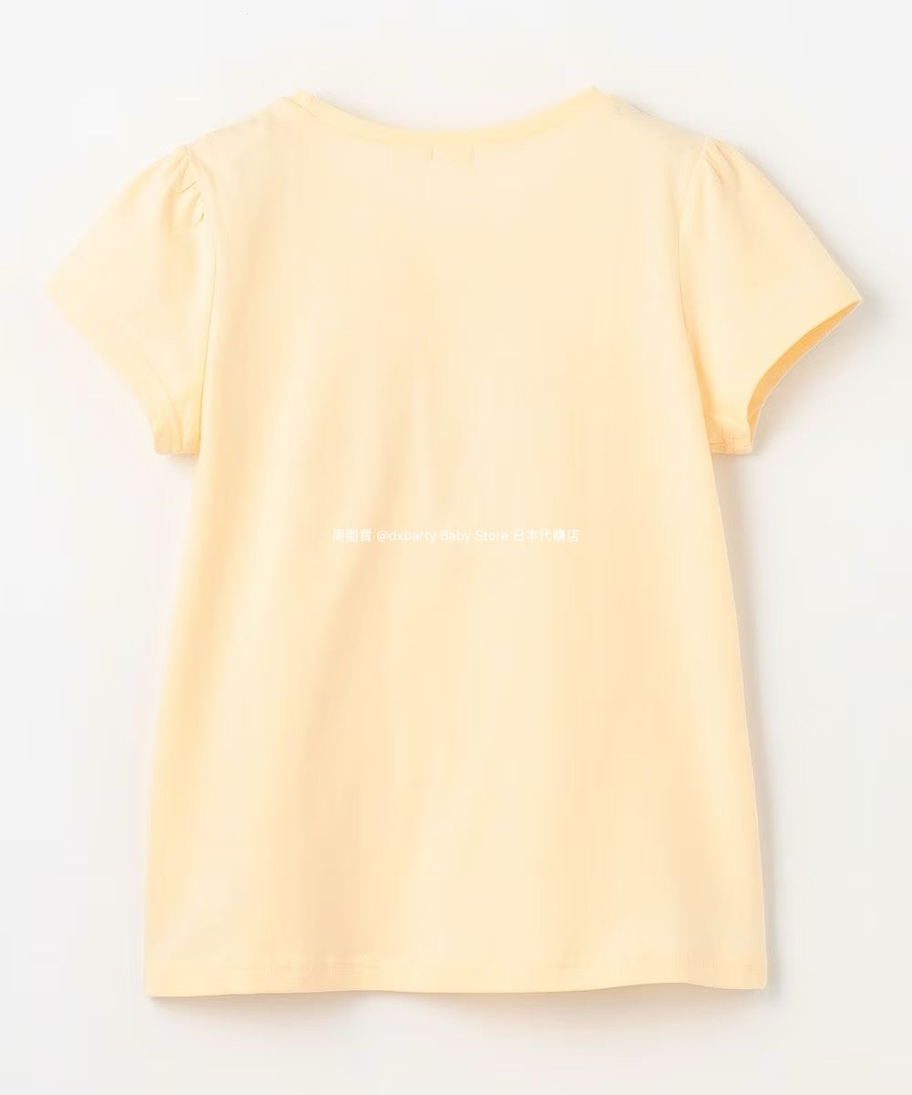 Japanese children's clothing aF#a325 printed short-sleeved top 90-160cm girls summer TOPS