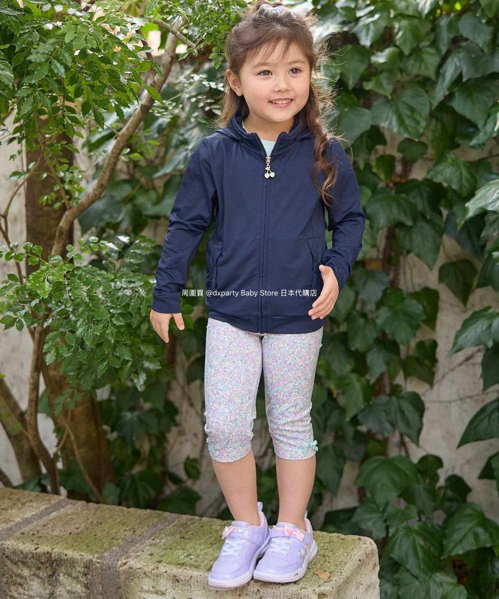 Japanese children's clothing aF#a325 stretch leggings 90-130cm girls summer PANTS