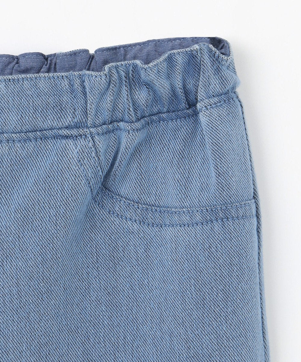 Japanese children's clothing aF#a325 bow skinny jeans 100-140cm girls summer PANTS