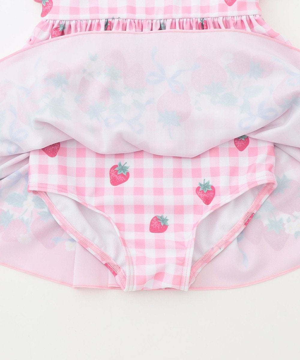 Japanese children's clothing aF#a325 UV protection fruit swimsuit 100-140cm girls summer play swimsuit special edition
