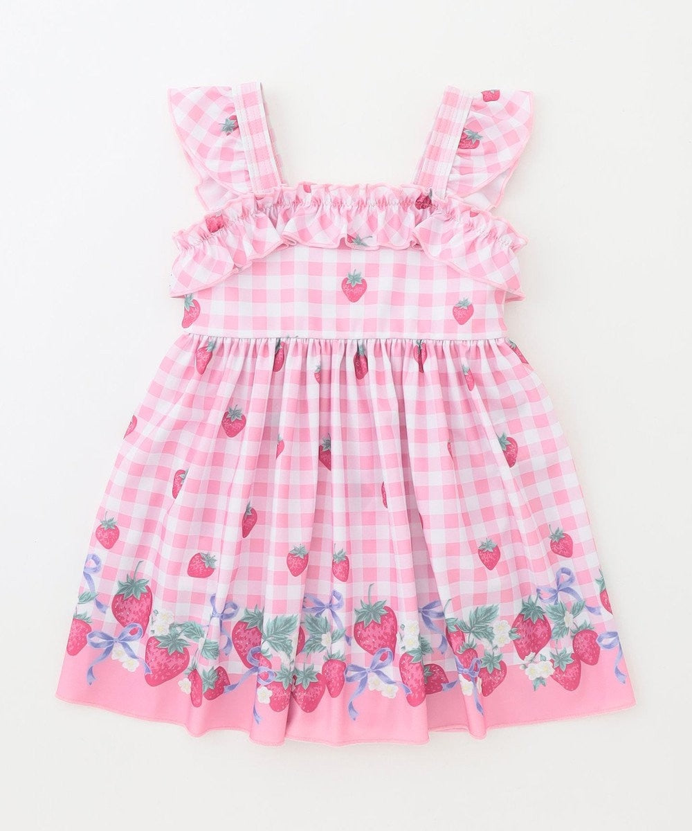 Japanese children's clothing aF#a325 UV protection fruit swimsuit 100-140cm girls summer play swimsuit special edition