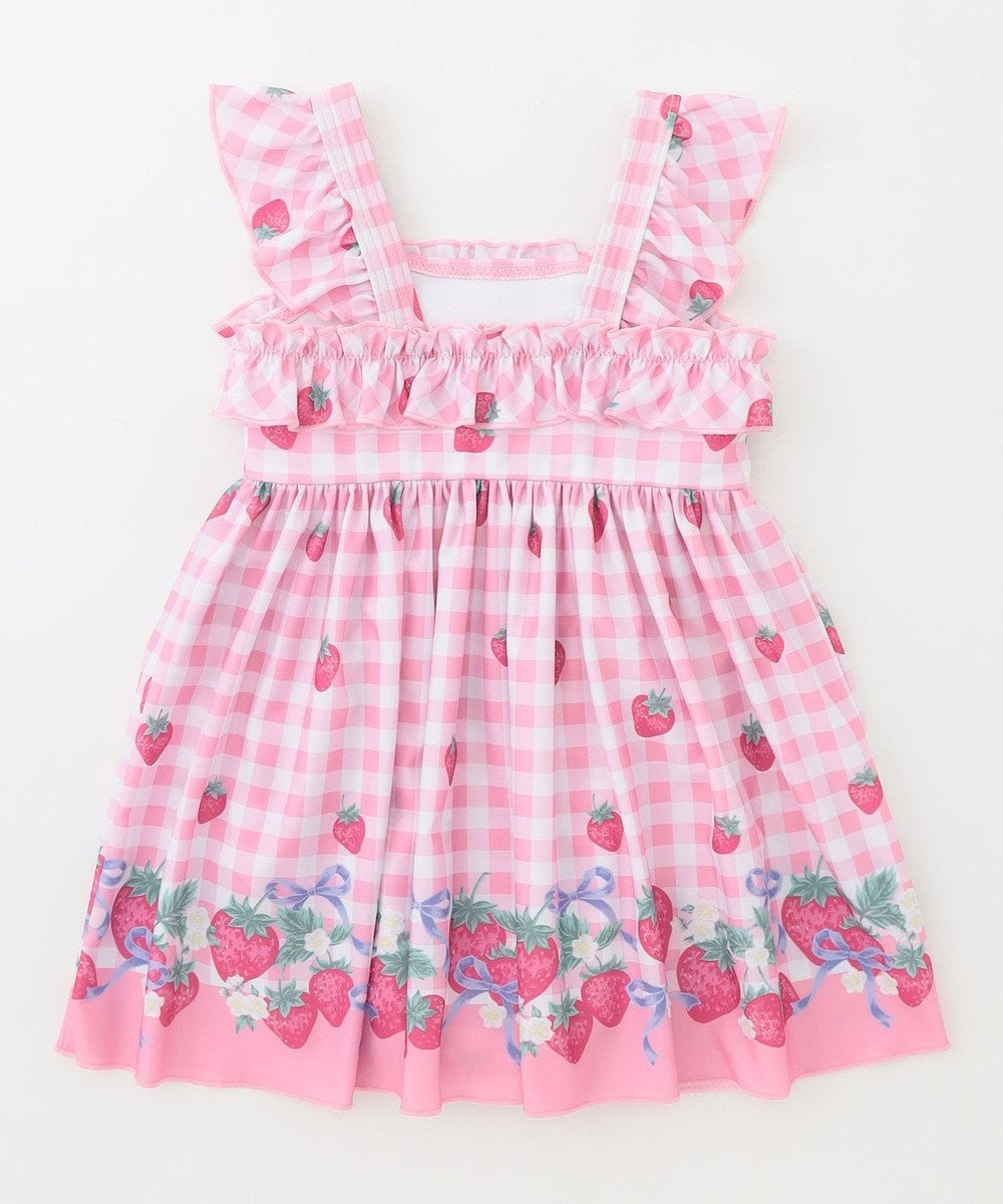 Japanese children's clothing aF#a325 UV protection fruit swimsuit 100-140cm girls summer play swimsuit special edition