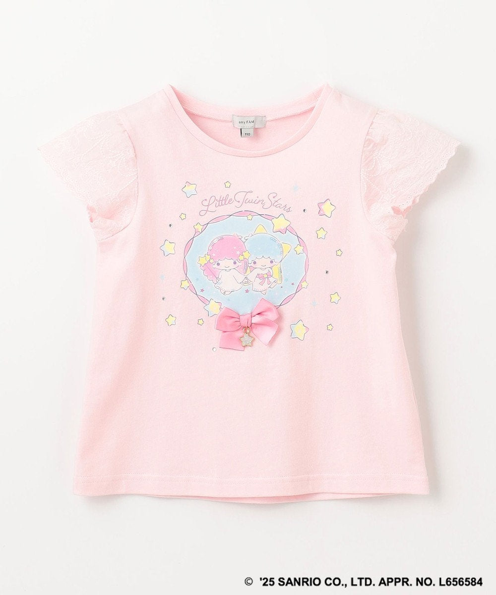 Japanese children's clothing aF#a325 Little Twin Stars printed top 90-160cm girls summer TOPS