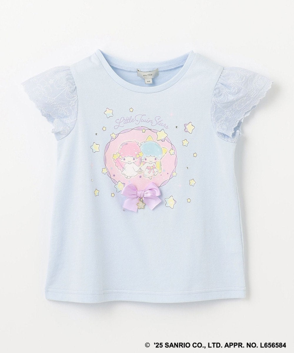 Japanese children's clothing aF#a325 Little Twin Stars printed top 90-160cm girls summer TOPS