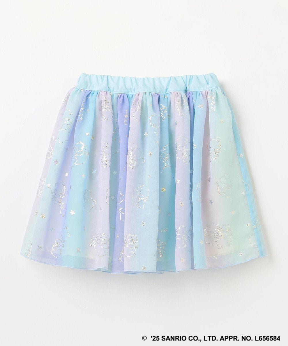 Japanese children's clothing aF#a325 Little Twin Stars mesh skirt 100-140cm girls summer SKIRTS