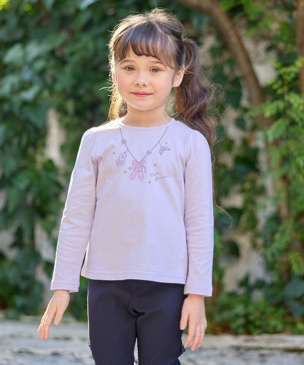 Japanese children's clothing aF#a325 cute printed top 90-160cm girls summer TOPS