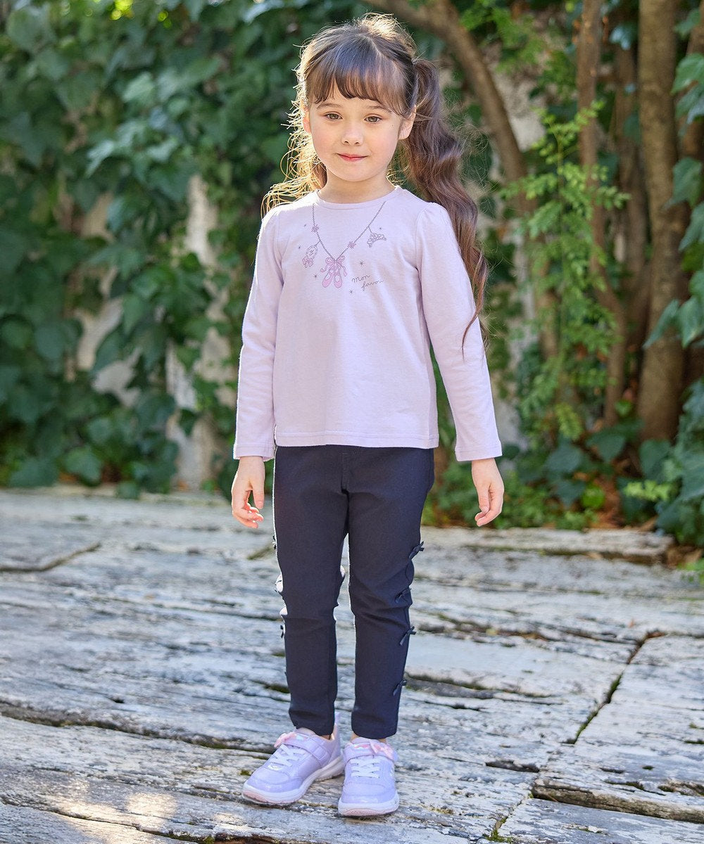 Japanese children's clothing aF#a325 cute printed top 90-160cm girls summer TOPS