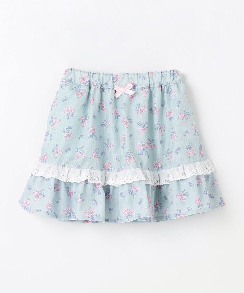 Japanese children's clothing aF#a325 floral short skirt 110-160cm girls summer SKIRTS