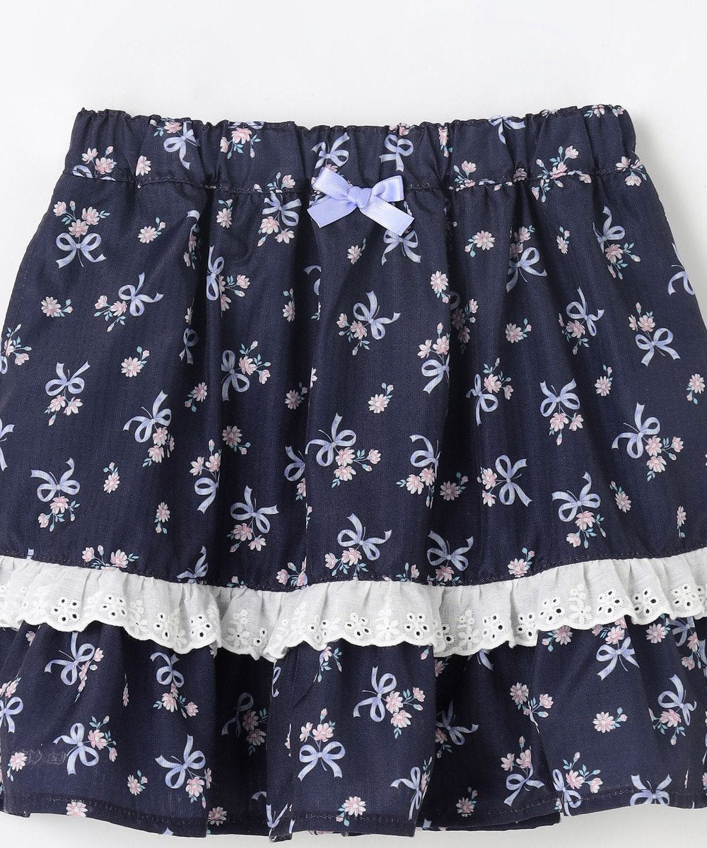 Japanese children's clothing aF#a325 floral short skirt 110-160cm girls summer SKIRTS