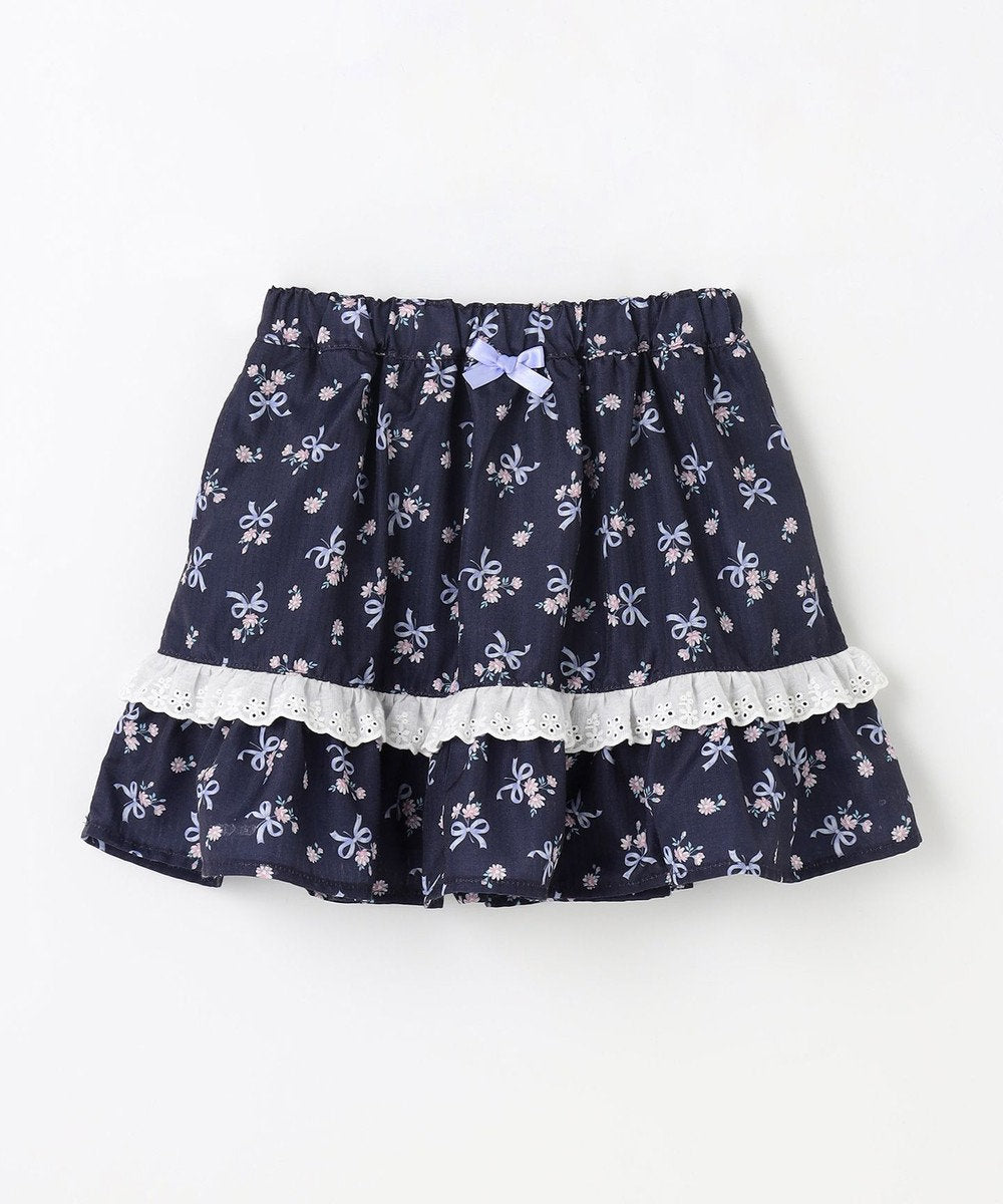 Japanese children's clothing aF#a325 floral short skirt 110-160cm girls summer SKIRTS