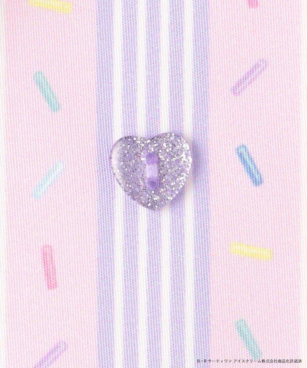 Japanese children's clothing aF#a325 x Baskin-Robbins ice cream print dress 100-140cm girls summer dresses