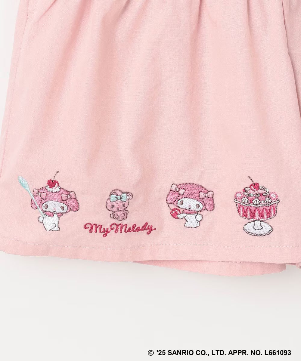 Japanese children's clothing aF#a325 x Sanrio cute printed skirt pants 100-150cm girls summer PANTS