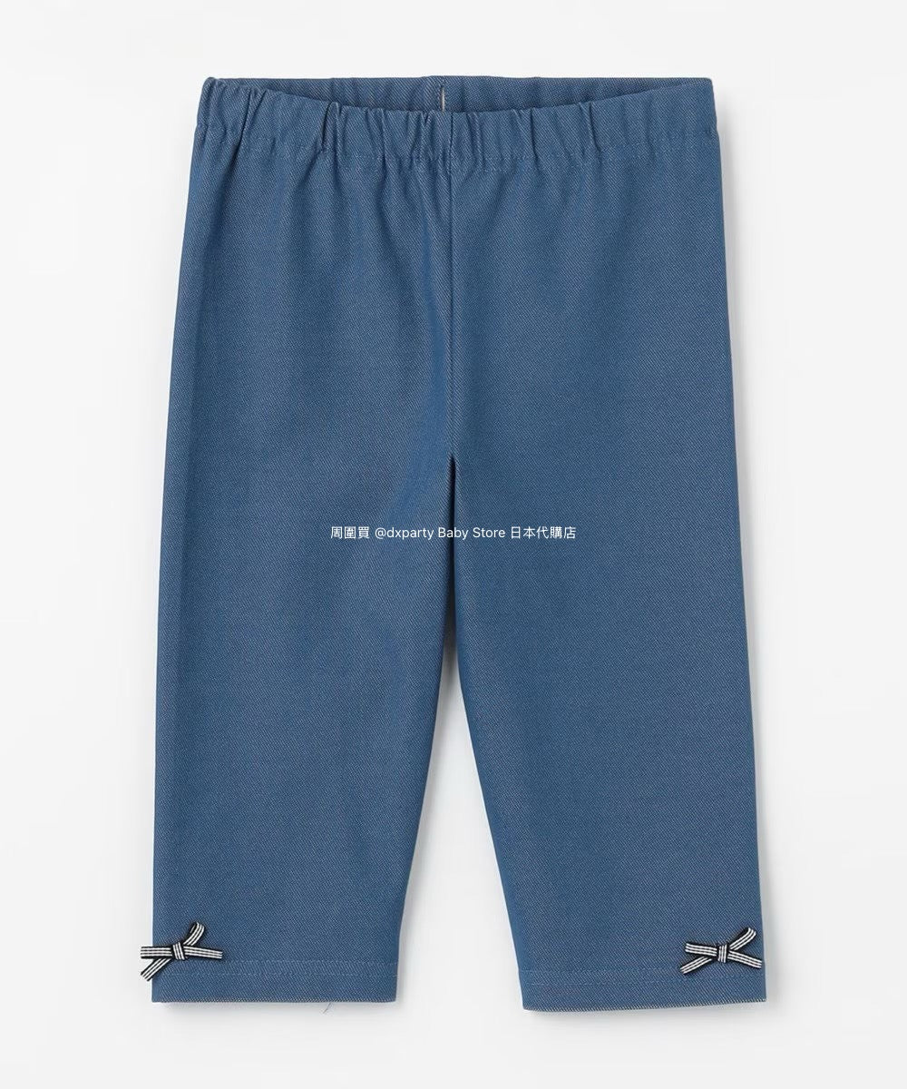 Japanese children's clothing aF#a325 stretch leggings 90-130cm girls summer PANTS