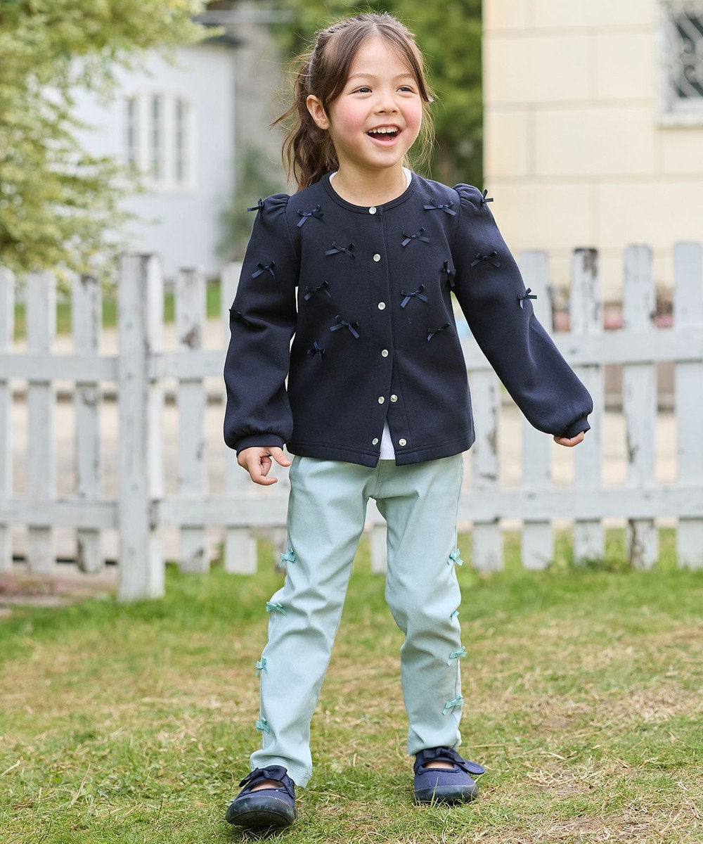 Japanese children's clothing aF#a325 cute bow coat 110-160cm girls summer outerwear