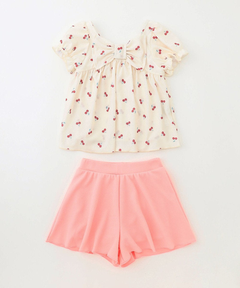 Japanese children's clothing aF#a325 UV protection cute swimsuit two-piece set 100-140cm girls summer play swimsuit special edition