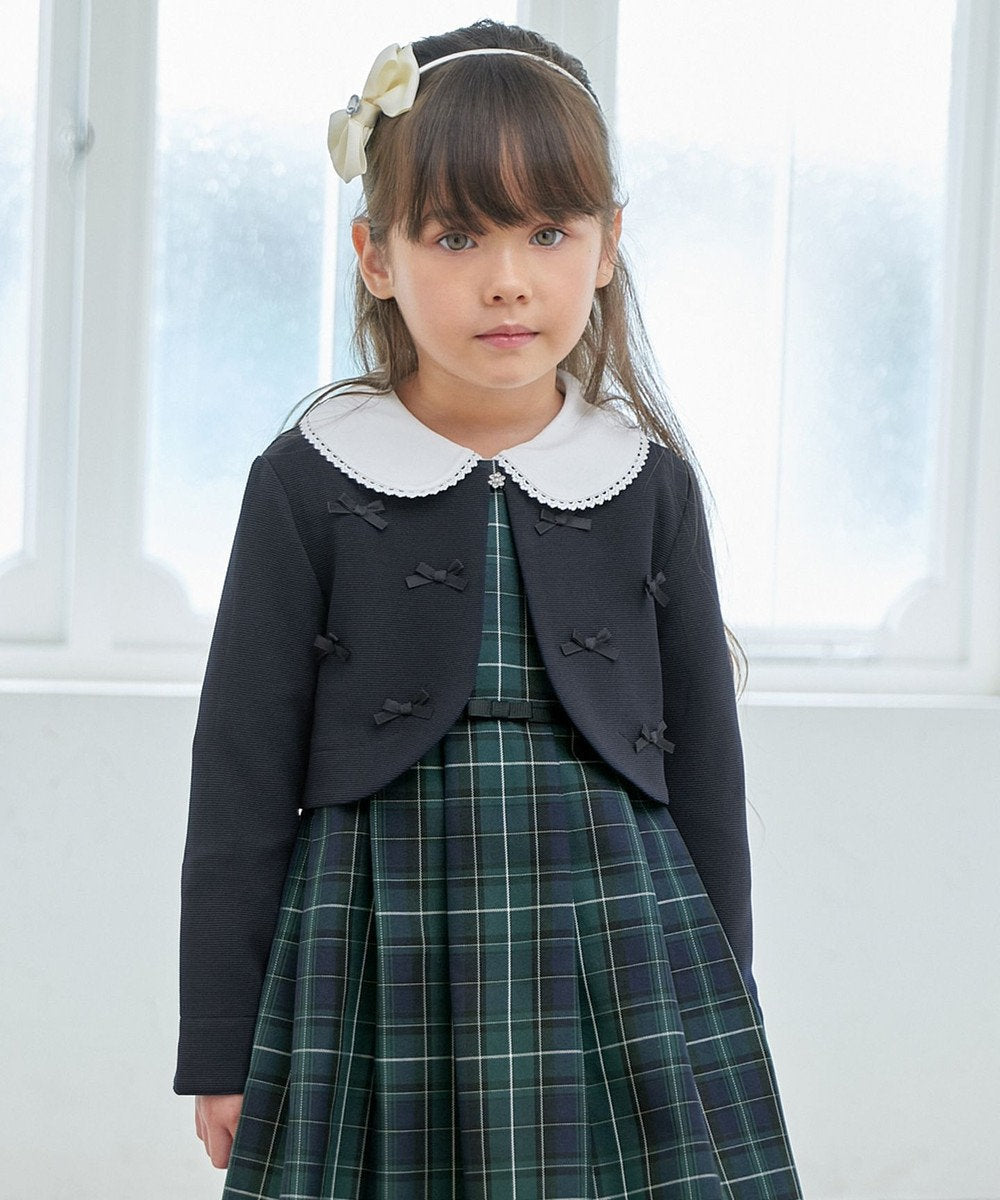 Japanese children's clothing aF#a325 dress short jacket 110-130cm girls summer outerwear interview / banquet / performance