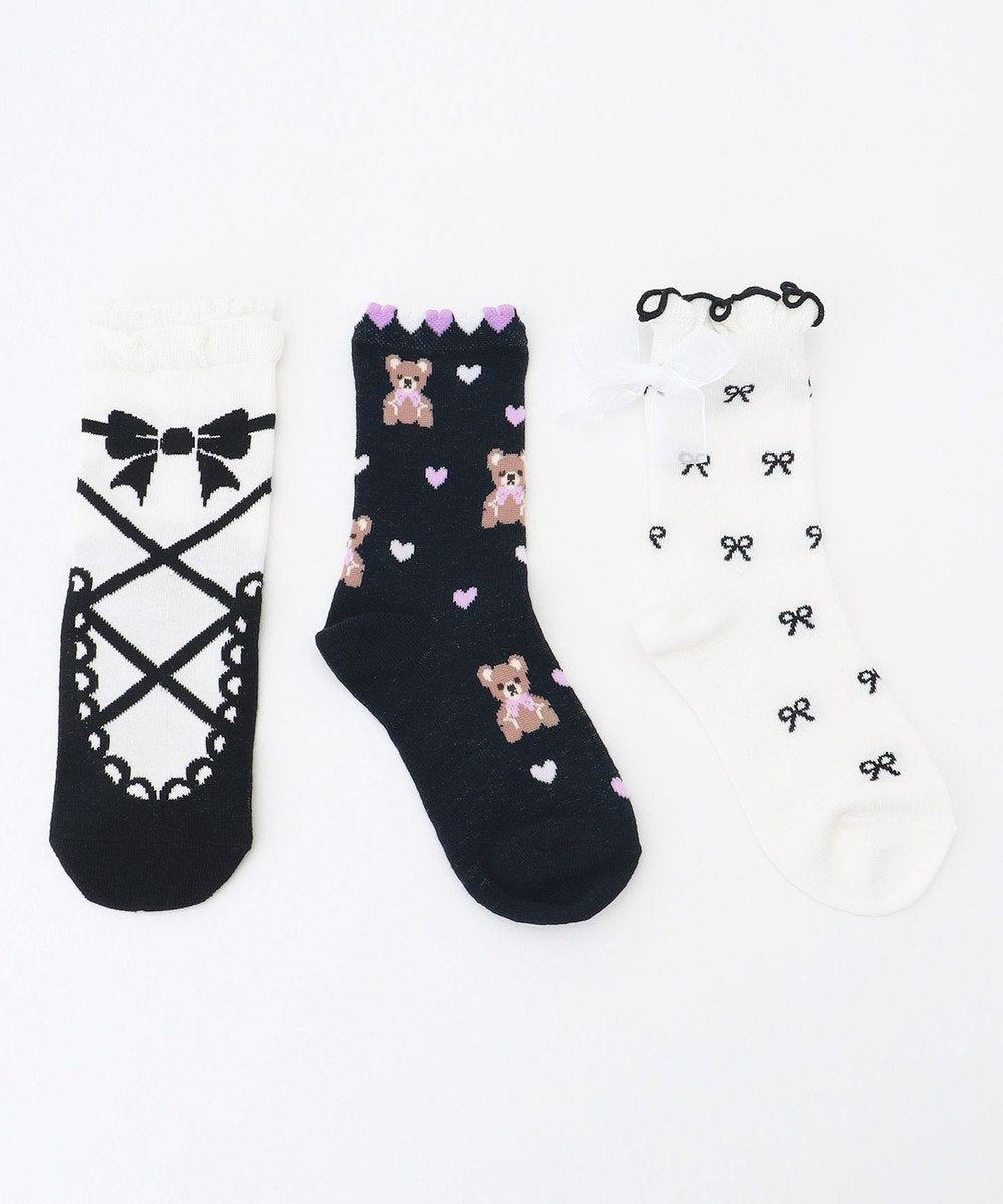 Direct from Japan aF#a325 socks set of 3 pairs 15-23cm socks series