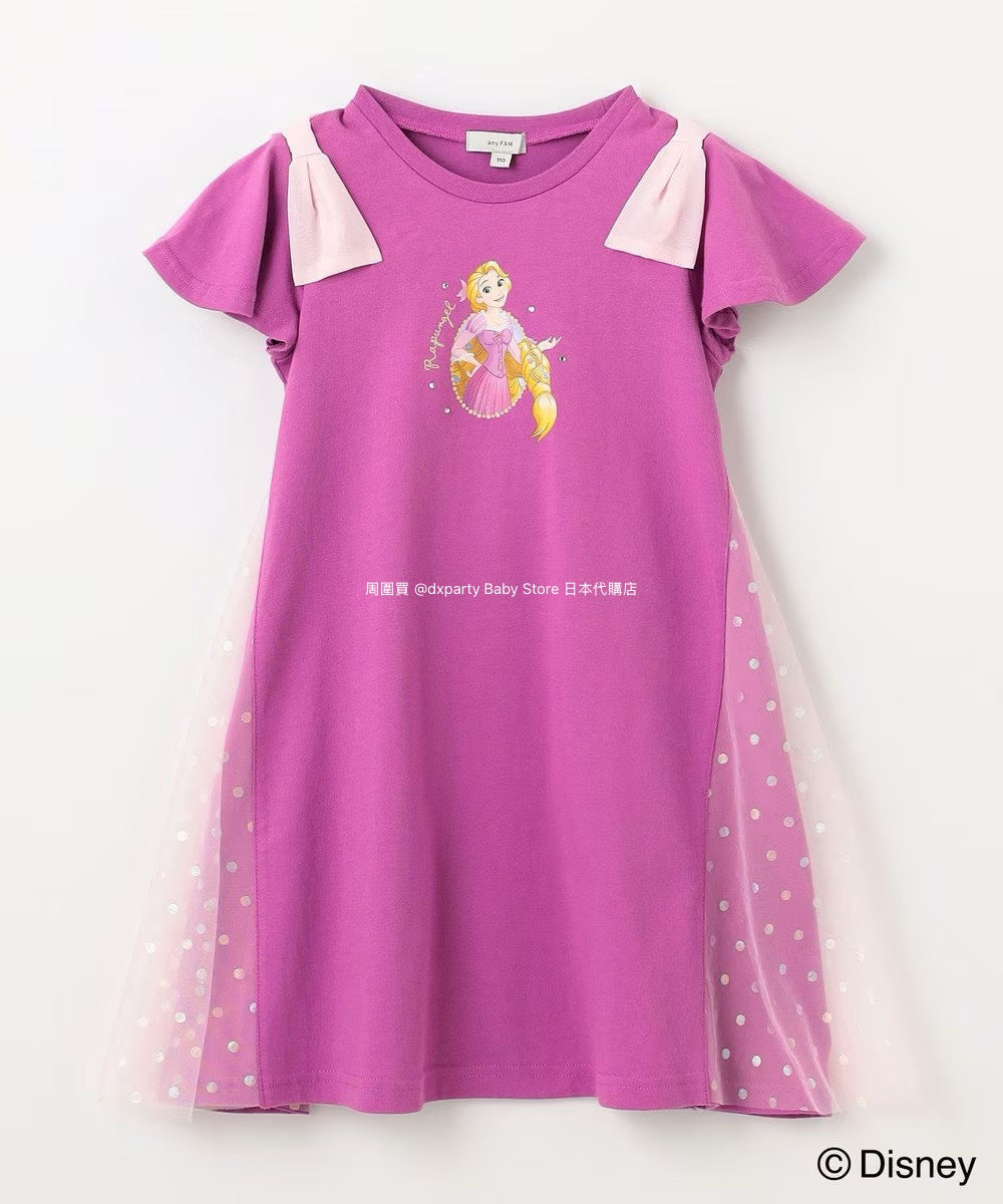 Japanese children's clothing aF#a325 x Disney Princess dress 90-140cm girls summer dresses Halloween special
