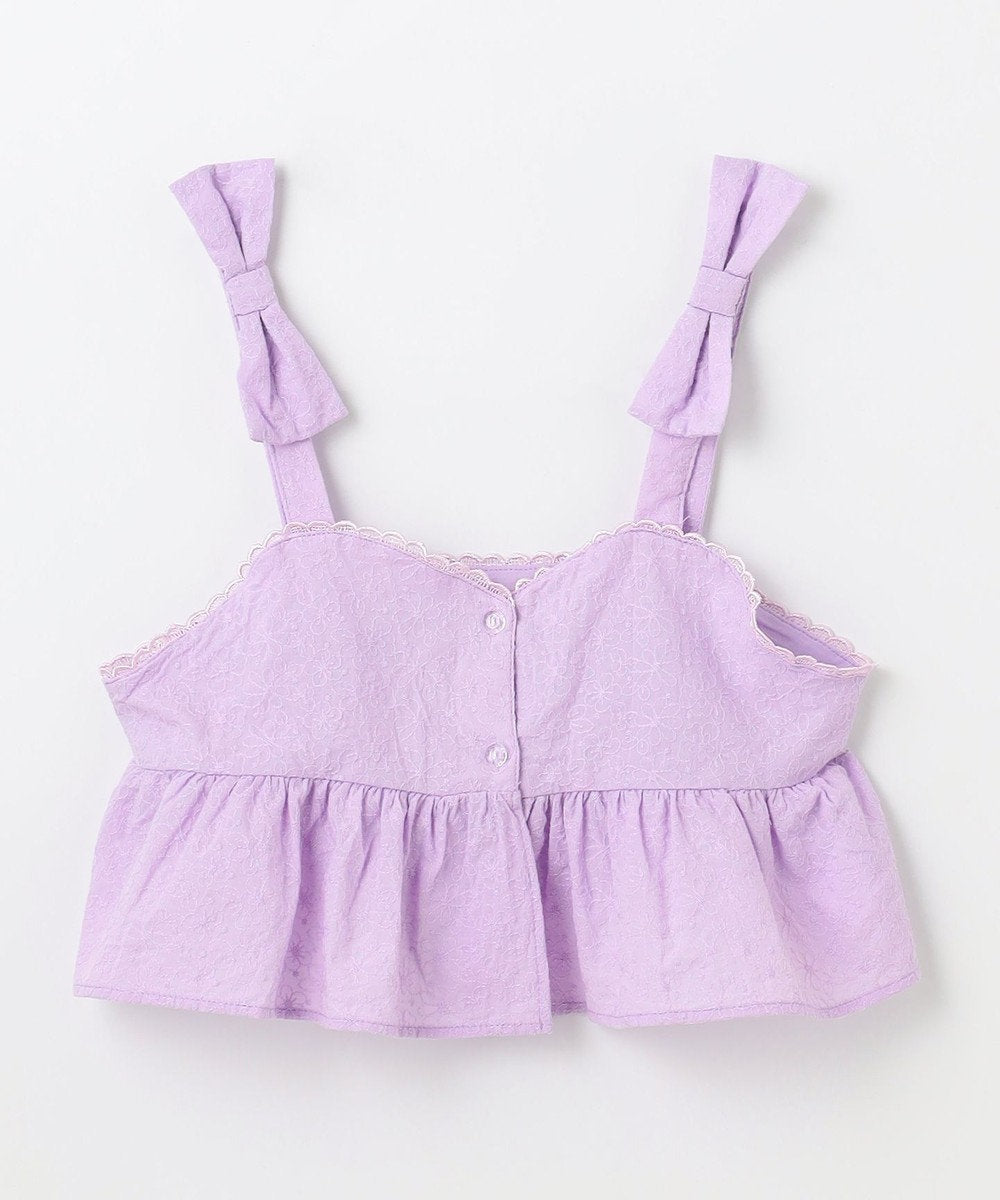 Japanese children's clothing aF#a325 bow tie camisole two-piece suit 110-160cm girls summer TOPS