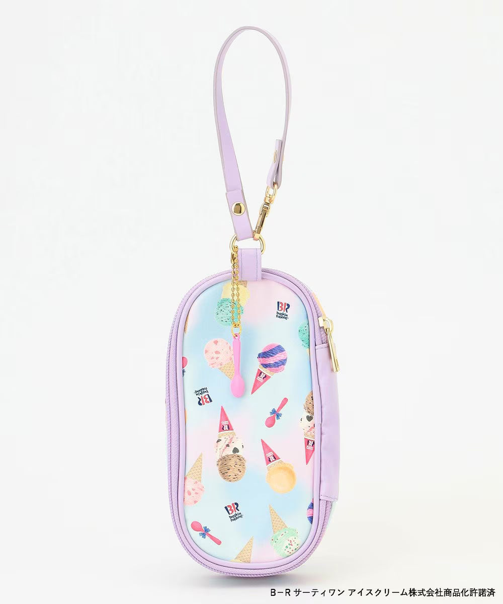 Directly shipped from Japan aF#a325 x Baskin-Robbins small hanging bag daily necessities