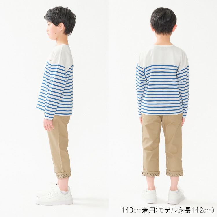 Daddy Oh Daddy Japanese-made striped tops (140-160cm) for boys (summer TOPS)