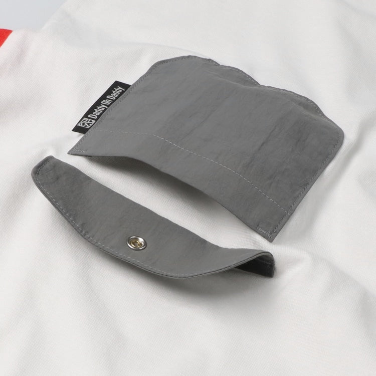 Daddy Oh Daddy Japanese-Made Two-Color Sleeve Top (140-160cm) for Boys Summer
