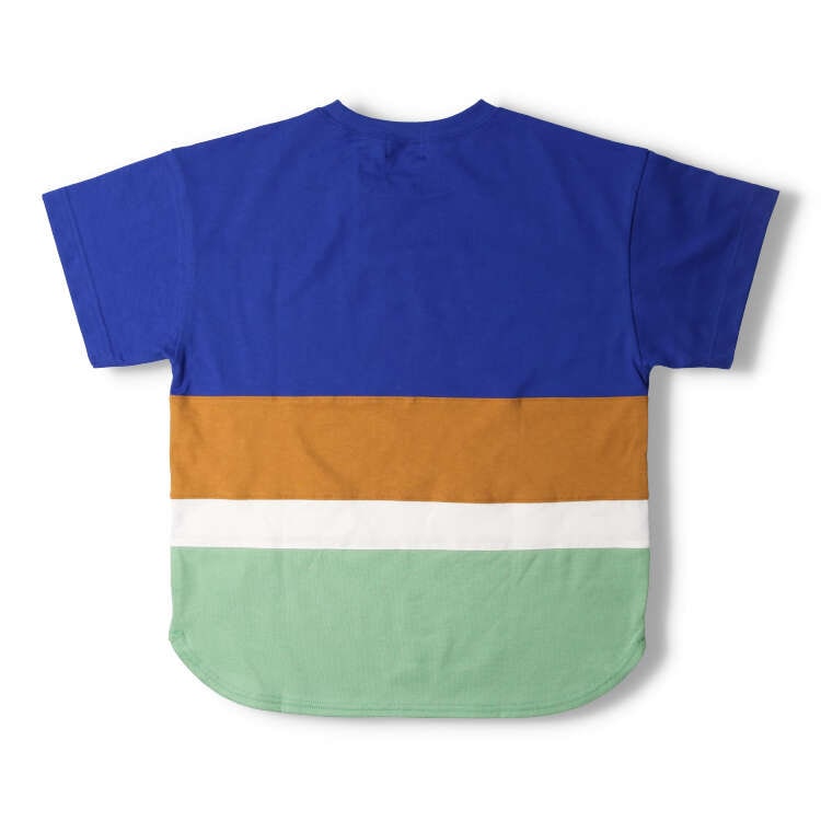 Daddy Oh Daddy Japanese-made striped short-sleeved tops (140-160cm) for boys and girls (summer TOPS)