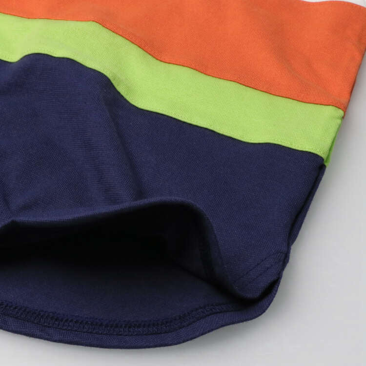 Daddy Oh Daddy Japanese-made striped short-sleeved tops (140-160cm) for boys and girls (summer TOPS)