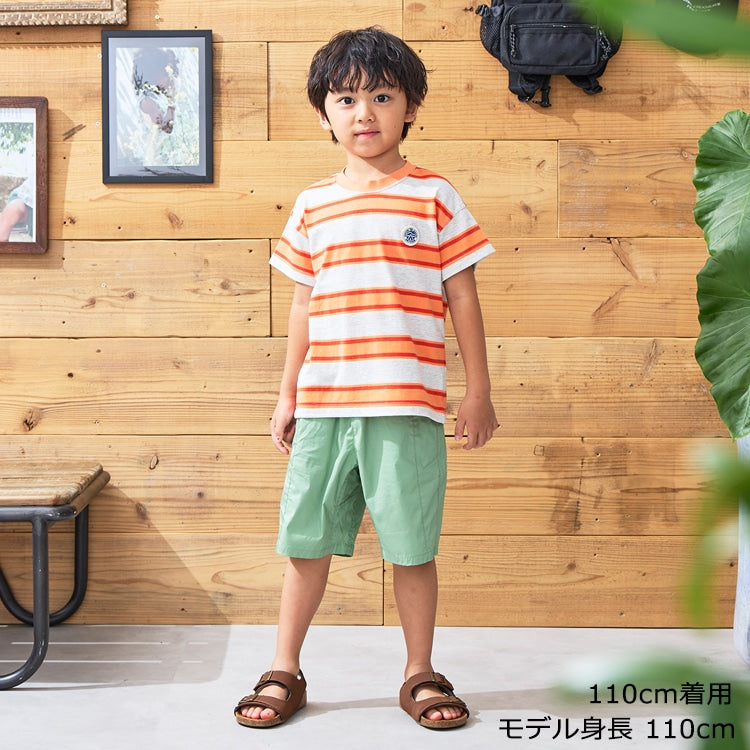 Daddy Oh Daddy Japanese-made striped tops (90-130cm) for boys (summer TOPS)
