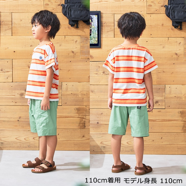 Daddy Oh Daddy Japanese-made striped tops (90-130cm) for boys (summer TOPS)