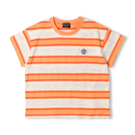 Daddy Oh Daddy Japanese-made striped tops (90-130cm) for boys (summer TOPS)