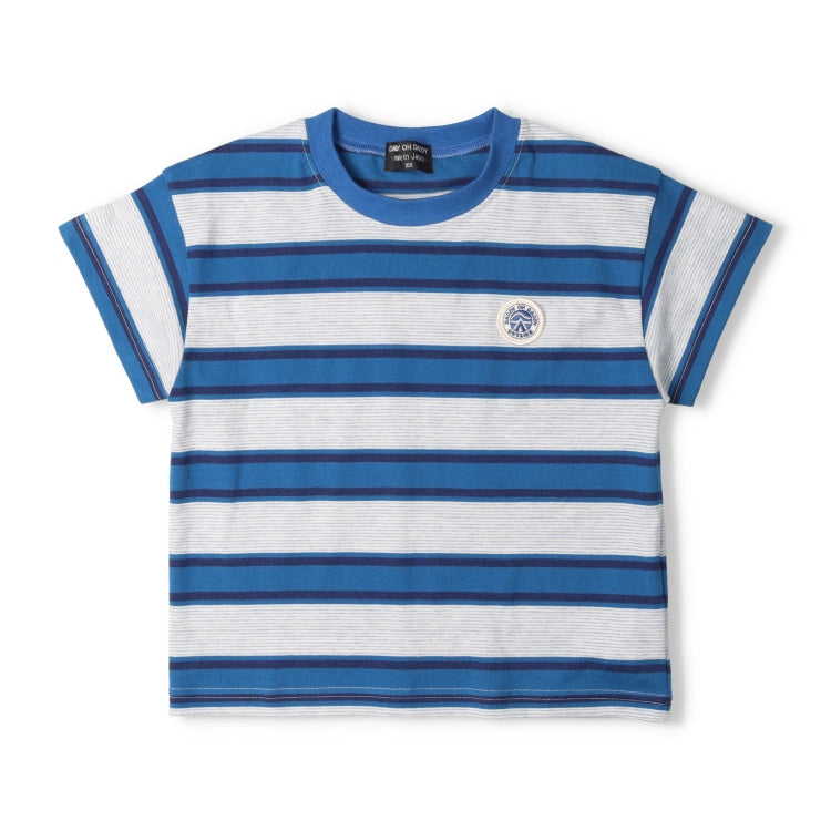 Daddy Oh Daddy Japanese-made striped tops (90-130cm) for boys (summer TOPS)