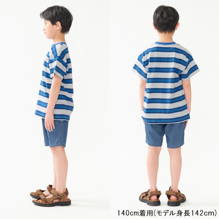 Daddy Oh Daddy Japanese-made striped tops (140-160cm) for boys (summer TOPS)