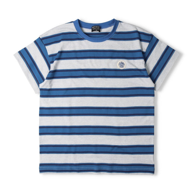 Daddy Oh Daddy Japanese-made striped tops (140-160cm) for boys (summer TOPS)
