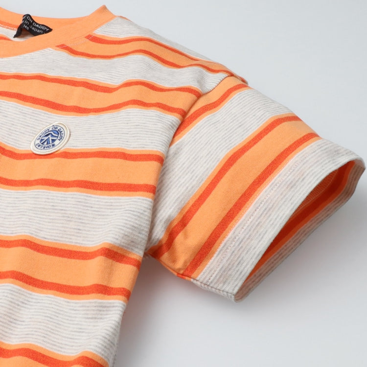 Daddy Oh Daddy Japanese-made striped tops (140-160cm) for boys (summer TOPS)