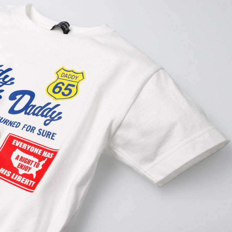 Japanese children's clothing Daddy Oh Daddy printed top 140-160cm boys' summer TOPS