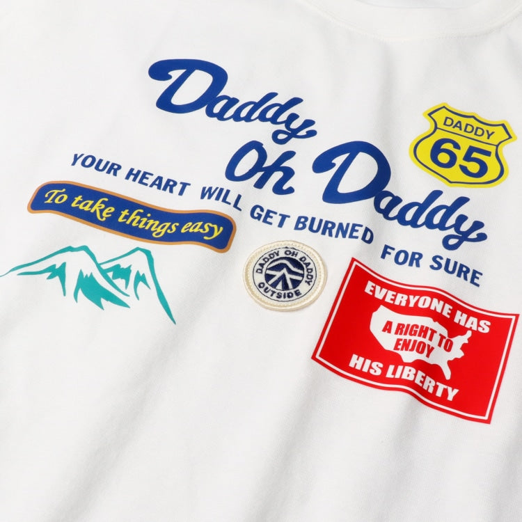 Japanese children's clothing Daddy Oh Daddy printed top 140-160cm boys' summer TOPS