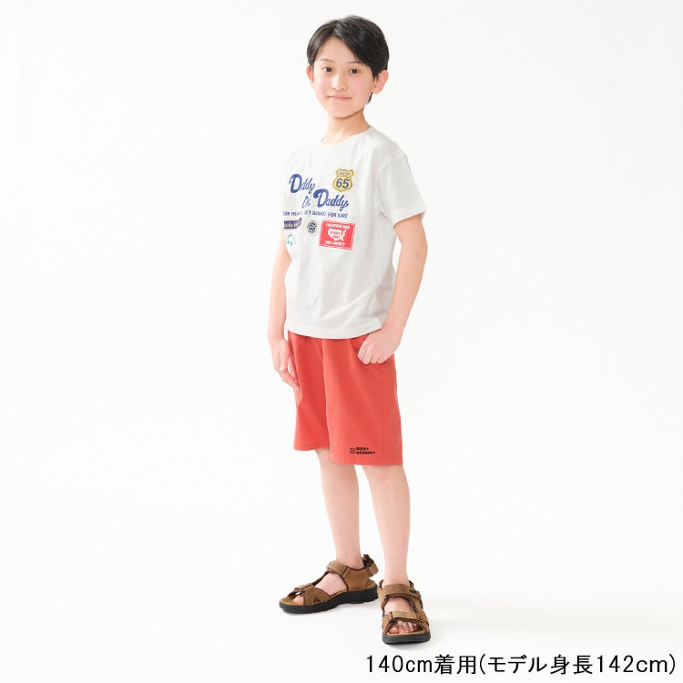 Japanese children's clothing Daddy Oh Daddy printed top 140-160cm boys' summer TOPS