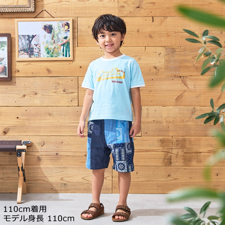 Daddy Oh Daddy Japanese-Made Printed Tops (90-130cm) for Boys (Summer)