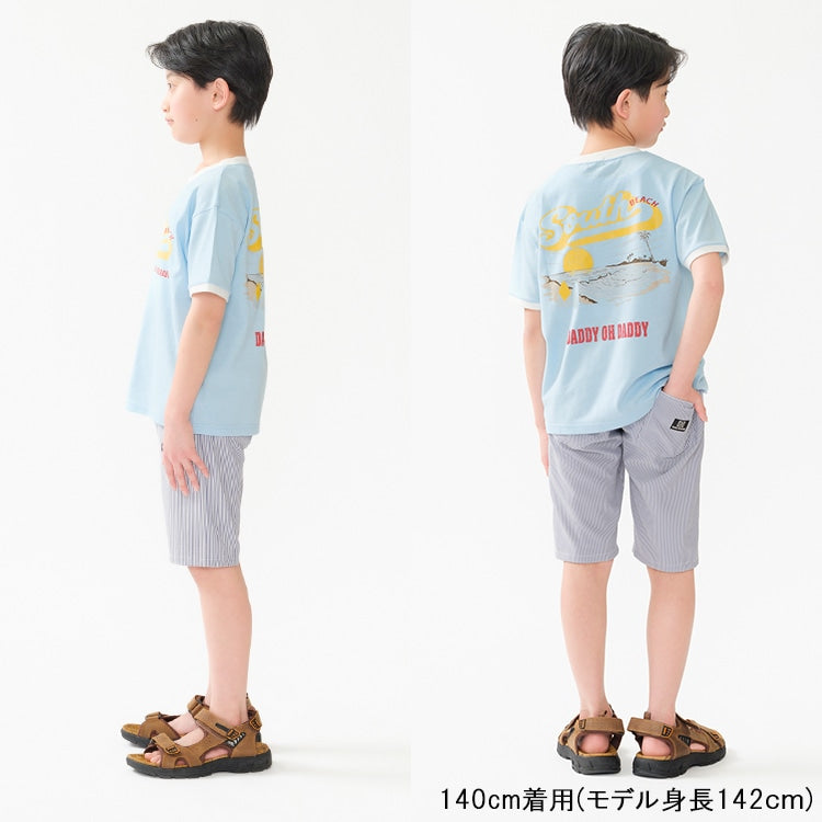 Daddy Oh Daddy Japanese-Made Printed Tops (140-160cm) for Boys (Summer)