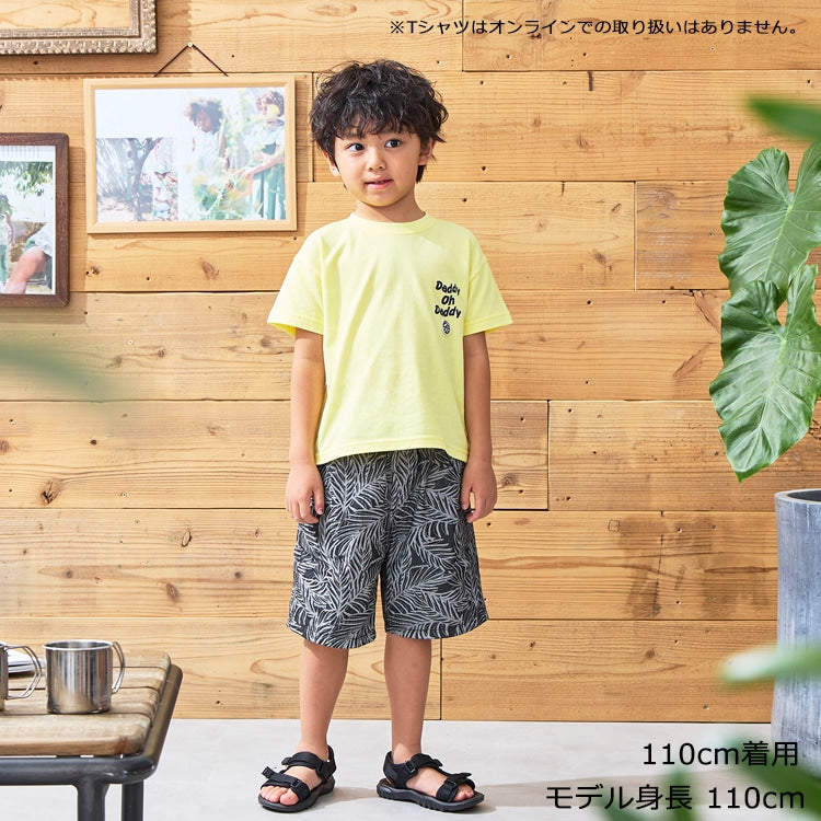 Japanese children's clothing Daddy Oh Daddy plant pattern shorts 90-130cm boys' summer PANTS