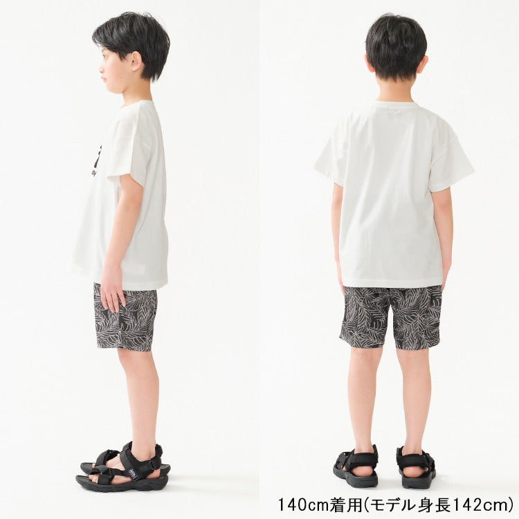 Japanese children's clothing Daddy Oh Daddy plant pattern shorts 140-160cm boys' summer PANTS
