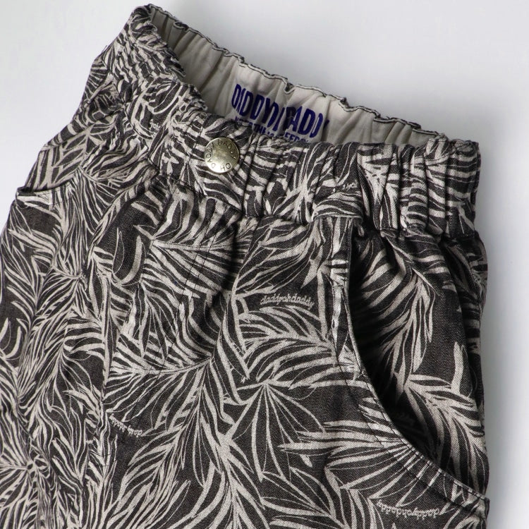Japanese children's clothing Daddy Oh Daddy plant pattern shorts 140-160cm boys' summer PANTS