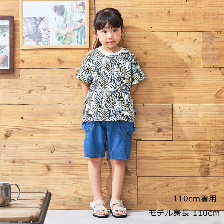 Japanese children's clothing Daddy Oh Daddy contact cool denim shorts 90-130cm boys' summer PANTS