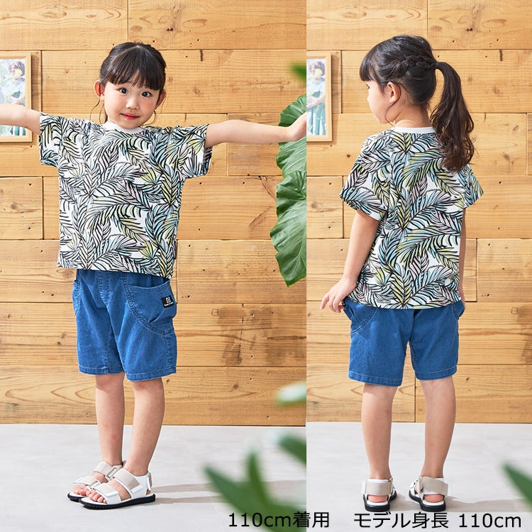 Japanese children's clothing Daddy Oh Daddy contact cool denim shorts 90-130cm boys' summer PANTS