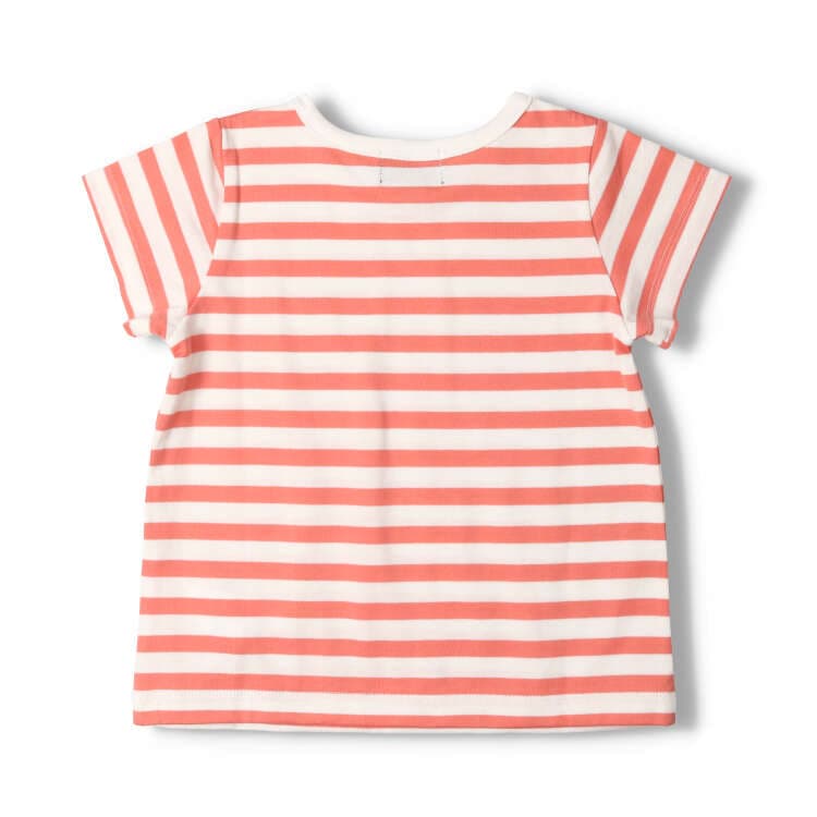 Japanese children's clothing Daddy Oh Daddy Daddico embroidered striped top made in Japan 90-130cm girls summer TOPS
