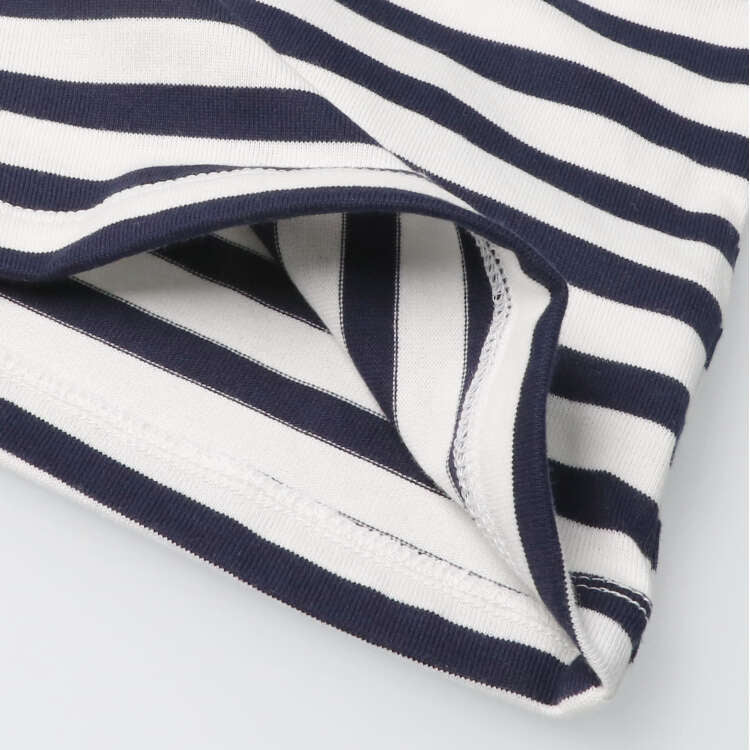 Japanese children's clothing Daddy Oh Daddy Daddico embroidered striped top made in Japan 90-130cm girls summer TOPS